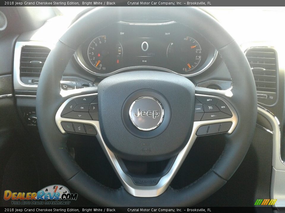 2018 Jeep Grand Cherokee Sterling Edition Bright White / Black Photo #13