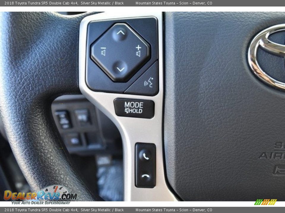 2018 Toyota Tundra SR5 Double Cab 4x4 Silver Sky Metallic / Black Photo #25