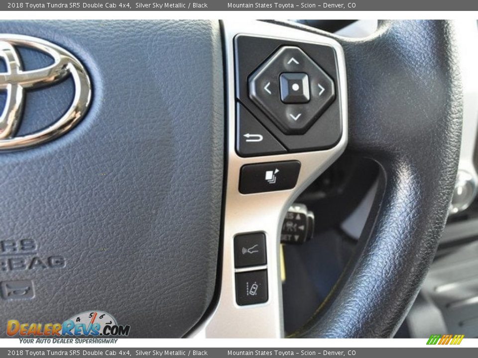 2018 Toyota Tundra SR5 Double Cab 4x4 Silver Sky Metallic / Black Photo #26