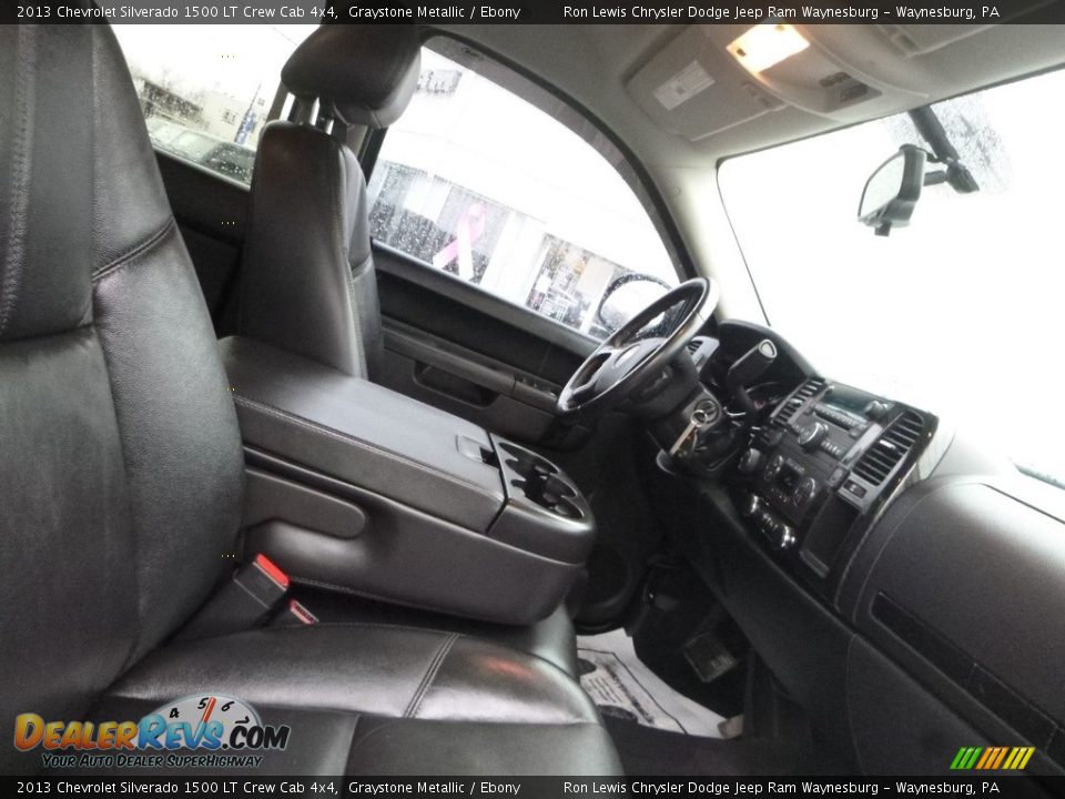 2013 Chevrolet Silverado 1500 LT Crew Cab 4x4 Graystone Metallic / Ebony Photo #10