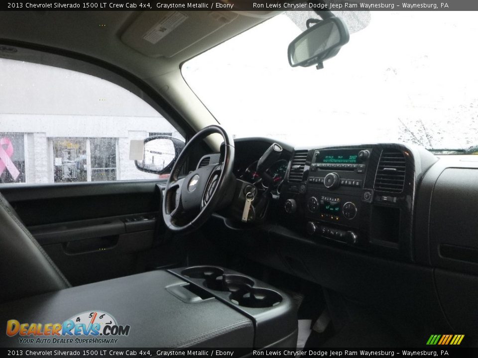 2013 Chevrolet Silverado 1500 LT Crew Cab 4x4 Graystone Metallic / Ebony Photo #11
