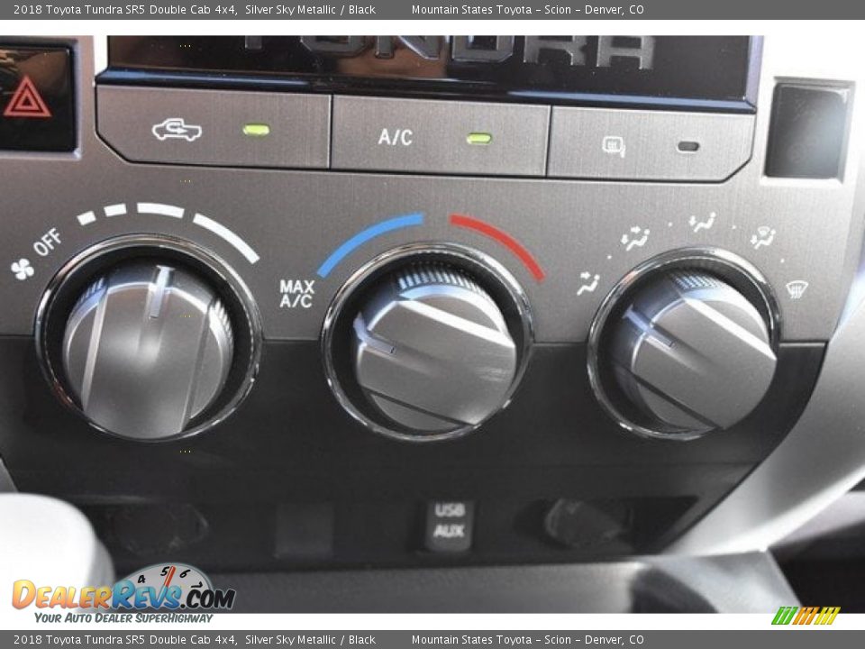 2018 Toyota Tundra SR5 Double Cab 4x4 Silver Sky Metallic / Black Photo #29
