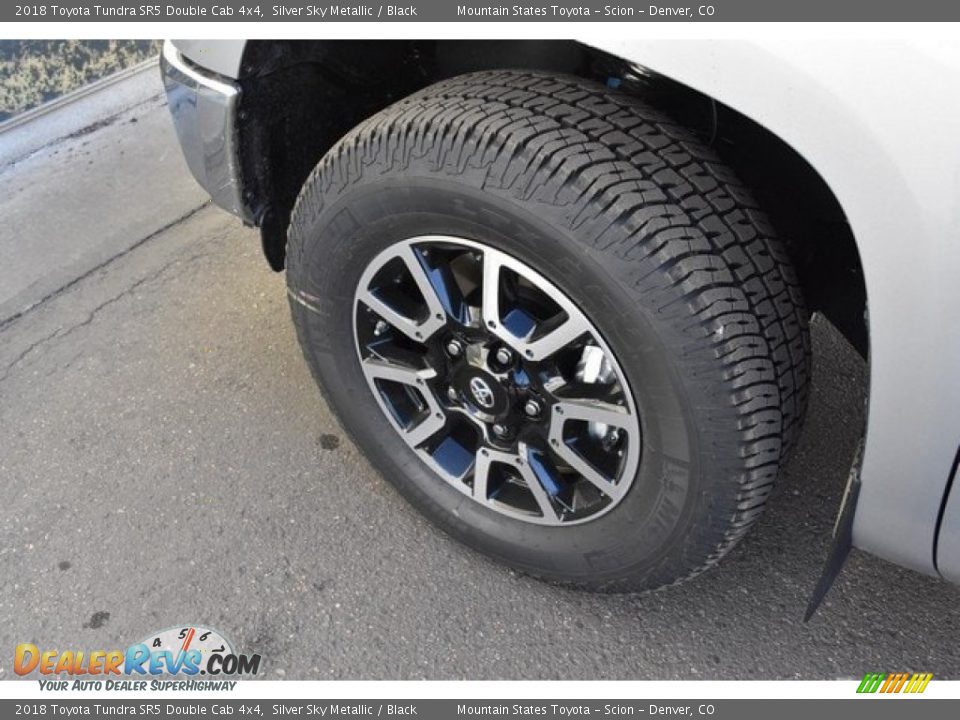 2018 Toyota Tundra SR5 Double Cab 4x4 Silver Sky Metallic / Black Photo #32