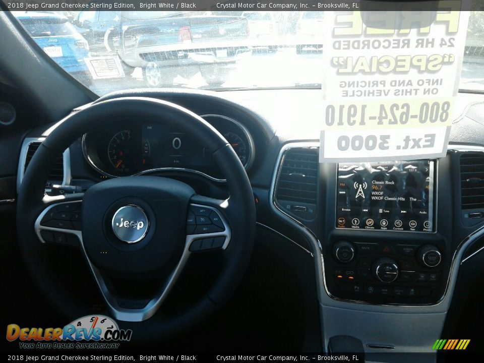 2018 Jeep Grand Cherokee Sterling Edition Bright White / Black Photo #21