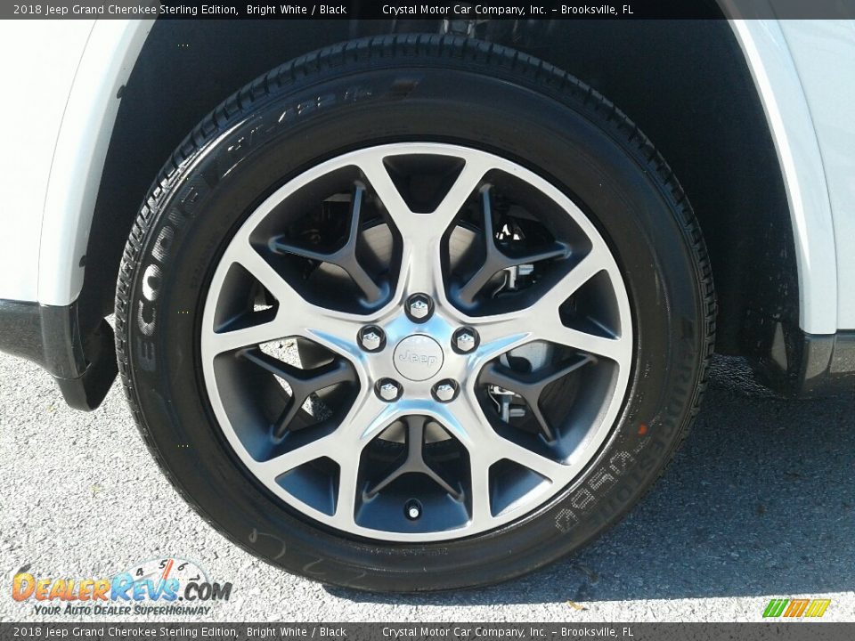2018 Jeep Grand Cherokee Sterling Edition Bright White / Black Photo #22