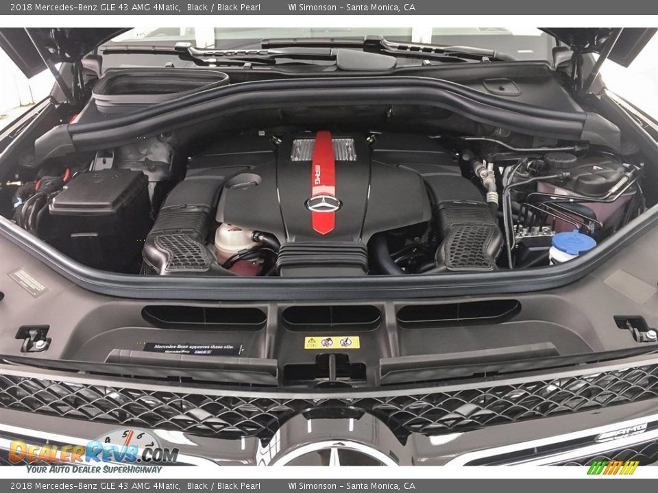 2018 Mercedes-Benz GLE 43 AMG 4Matic 3.0 Liter AMG DI biturbo DOHC 24-Valve VVT V6 Engine Photo #9