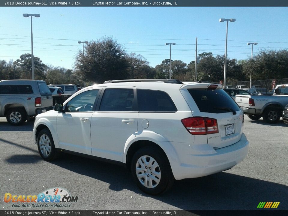 2018 Dodge Journey SE Vice White / Black Photo #2