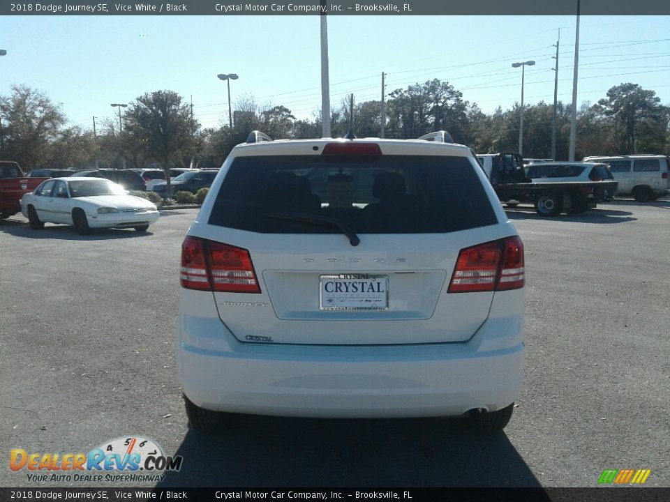2018 Dodge Journey SE Vice White / Black Photo #3