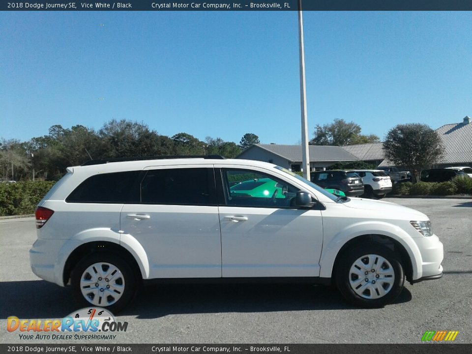 2018 Dodge Journey SE Vice White / Black Photo #5