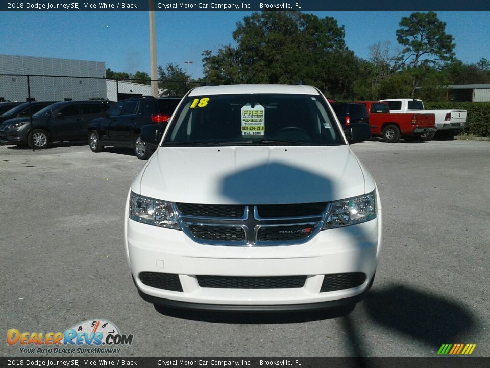2018 Dodge Journey SE Vice White / Black Photo #7