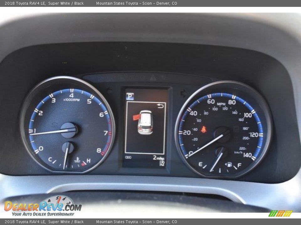 2018 Toyota RAV4 LE Super White / Black Photo #28