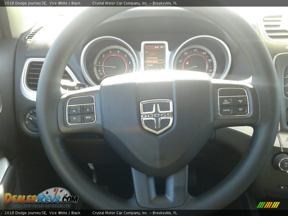 2018 Dodge Journey SE Vice White / Black Photo #14