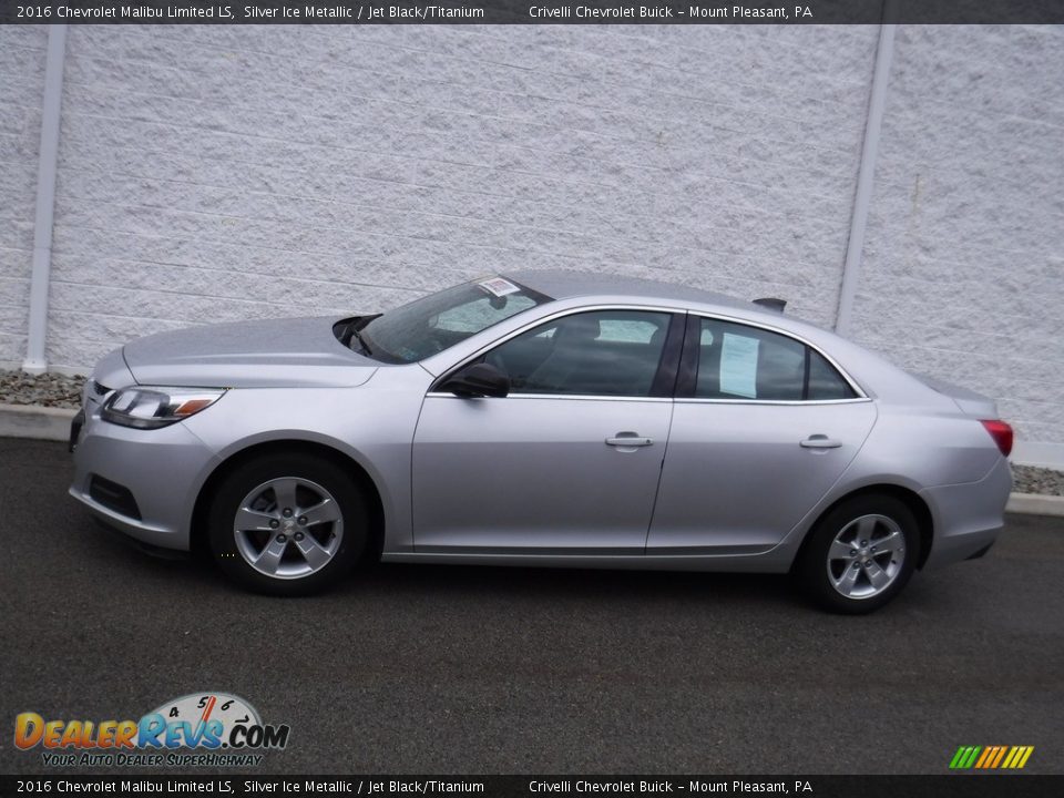 2016 Chevrolet Malibu Limited LS Silver Ice Metallic / Jet Black/Titanium Photo #2