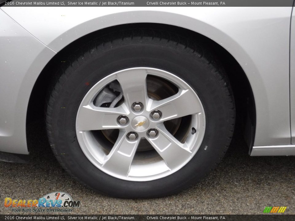 2016 Chevrolet Malibu Limited LS Silver Ice Metallic / Jet Black/Titanium Photo #3