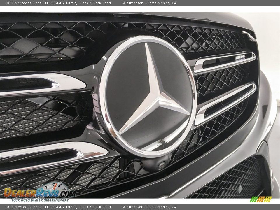 2018 Mercedes-Benz GLE 43 AMG 4Matic Black / Black Pearl Photo #32