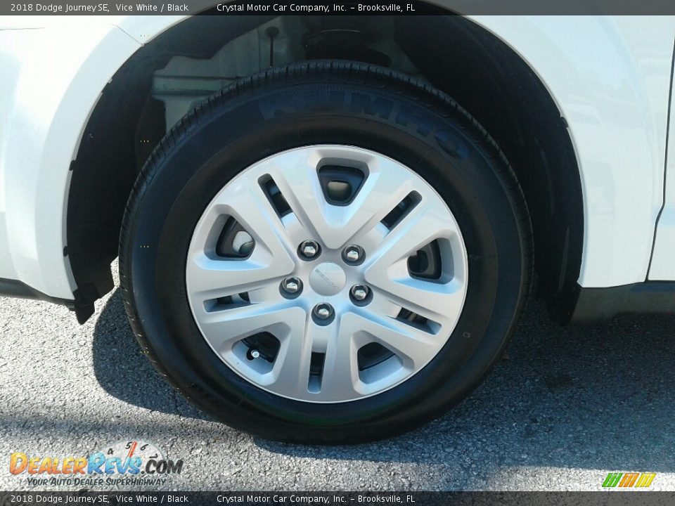 2018 Dodge Journey SE Vice White / Black Photo #21