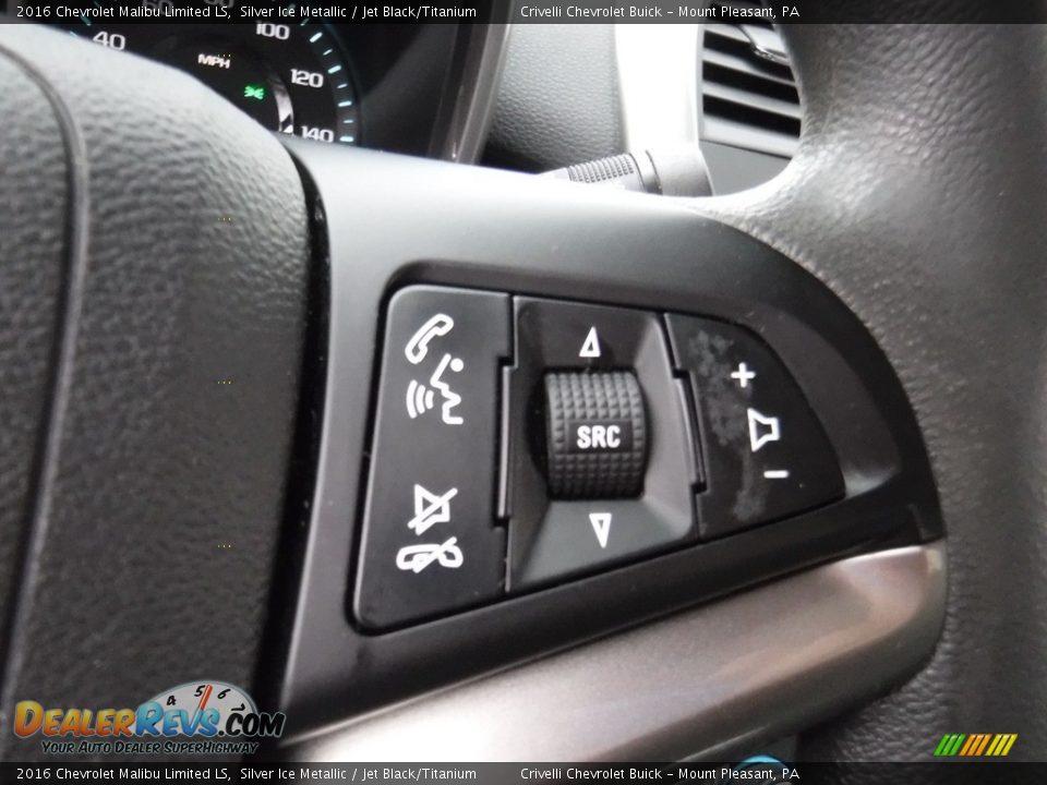 2016 Chevrolet Malibu Limited LS Silver Ice Metallic / Jet Black/Titanium Photo #19