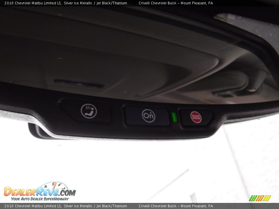 2016 Chevrolet Malibu Limited LS Silver Ice Metallic / Jet Black/Titanium Photo #20