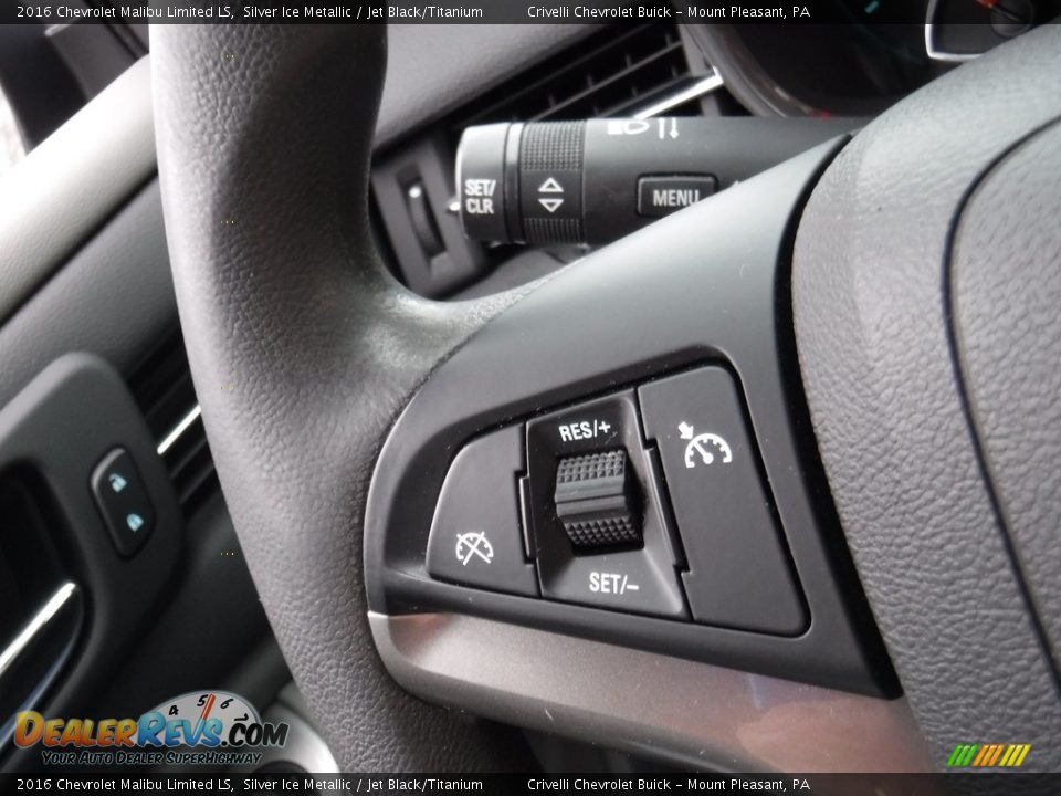 2016 Chevrolet Malibu Limited LS Silver Ice Metallic / Jet Black/Titanium Photo #23