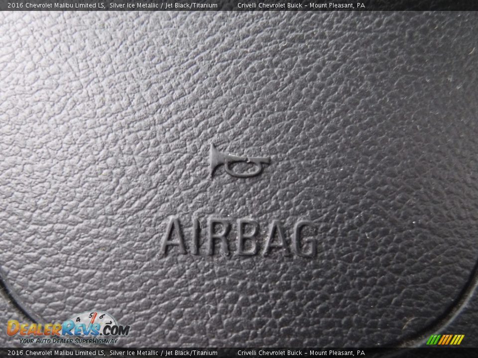 2016 Chevrolet Malibu Limited LS Silver Ice Metallic / Jet Black/Titanium Photo #24