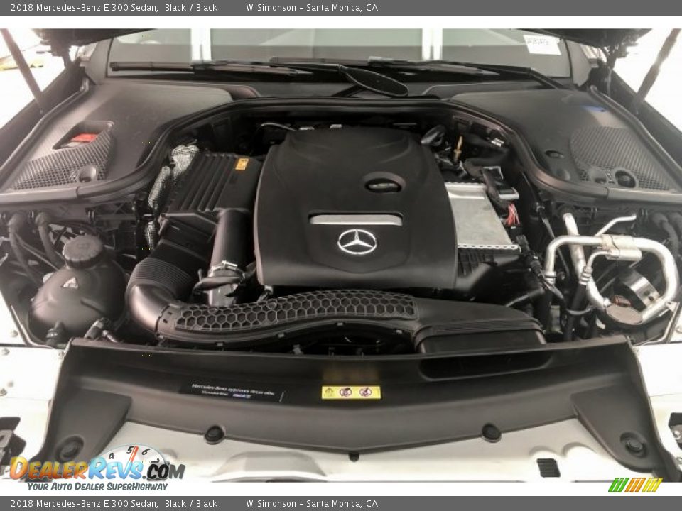 2018 Mercedes-Benz E 300 Sedan Black / Black Photo #8