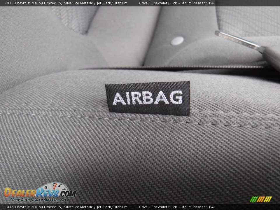 2016 Chevrolet Malibu Limited LS Silver Ice Metallic / Jet Black/Titanium Photo #28