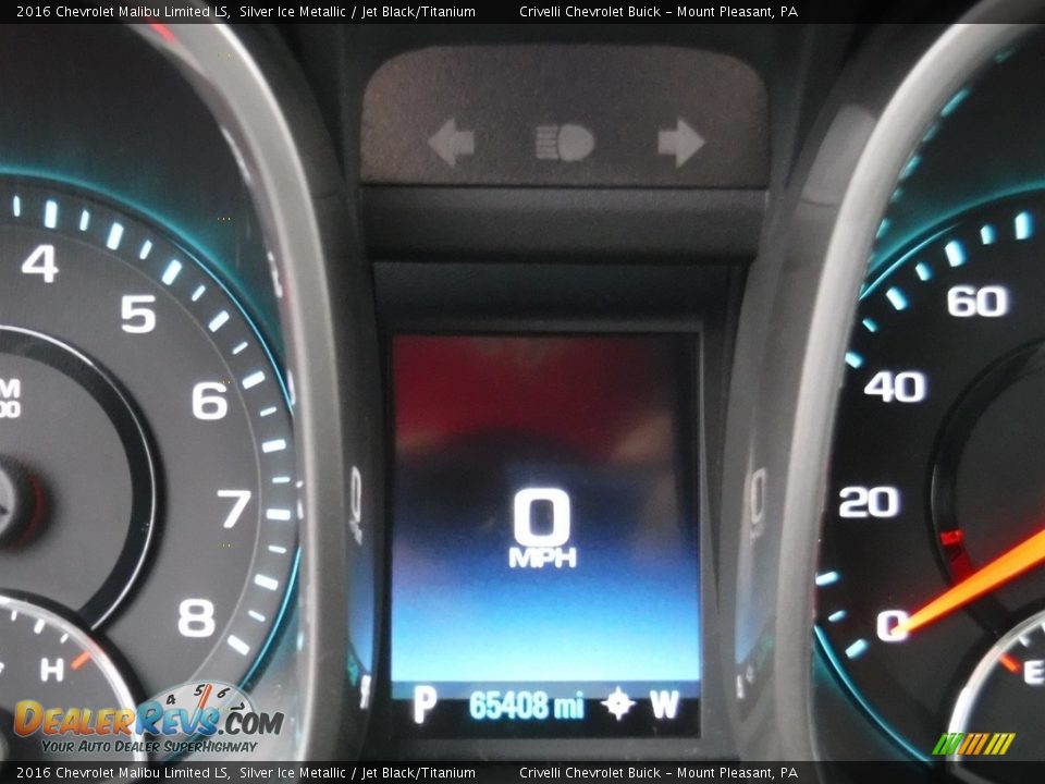 2016 Chevrolet Malibu Limited LS Silver Ice Metallic / Jet Black/Titanium Photo #34