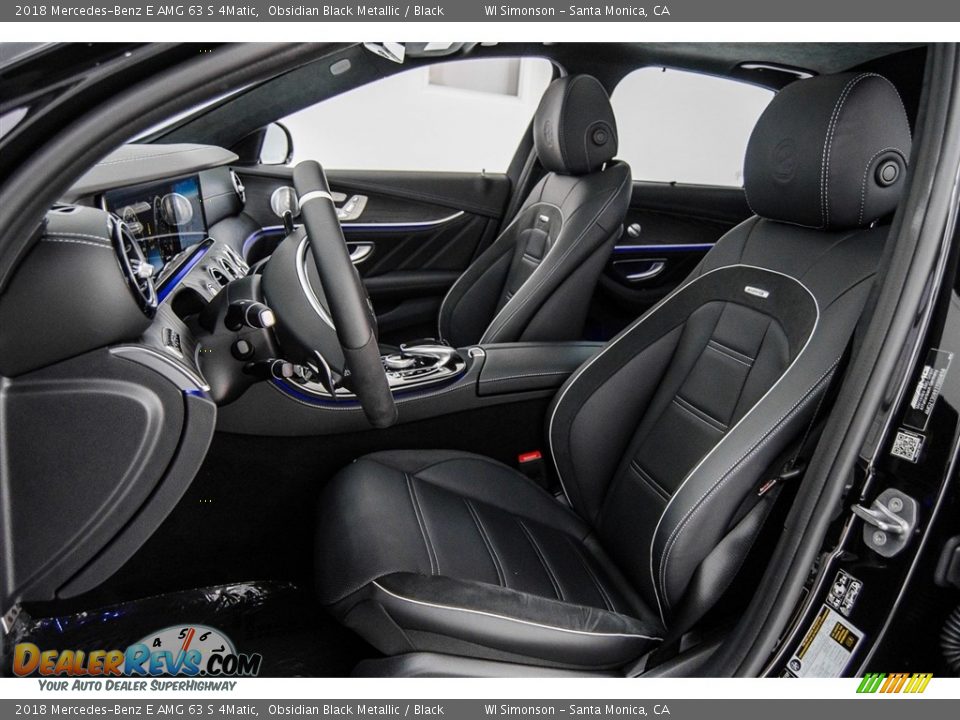 Black Interior - 2018 Mercedes-Benz E AMG 63 S 4Matic Photo #17