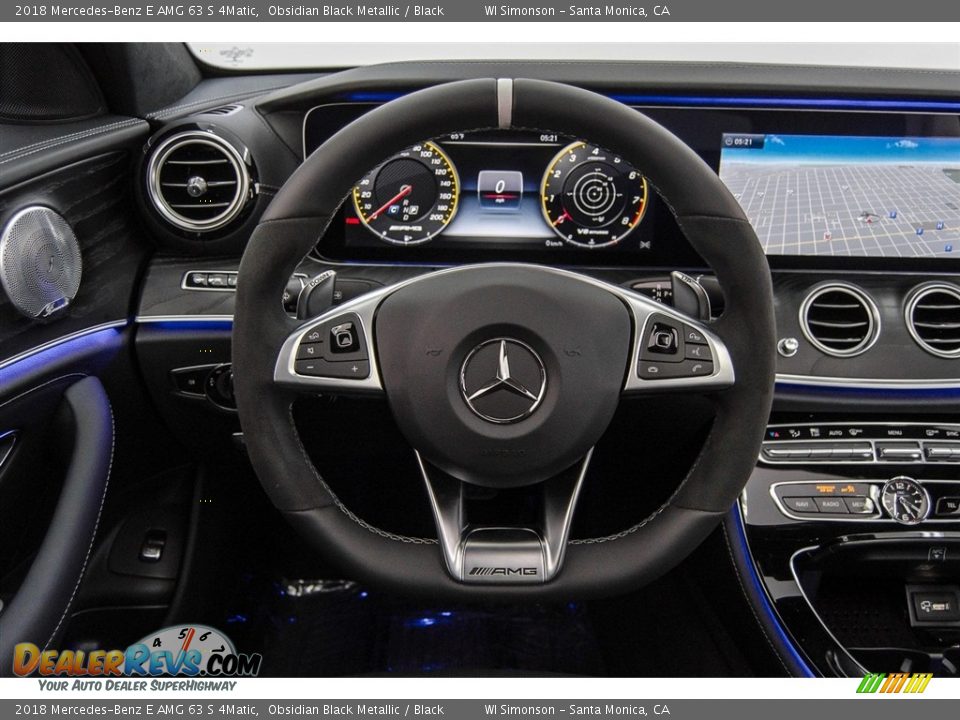 2018 Mercedes-Benz E AMG 63 S 4Matic Steering Wheel Photo #19
