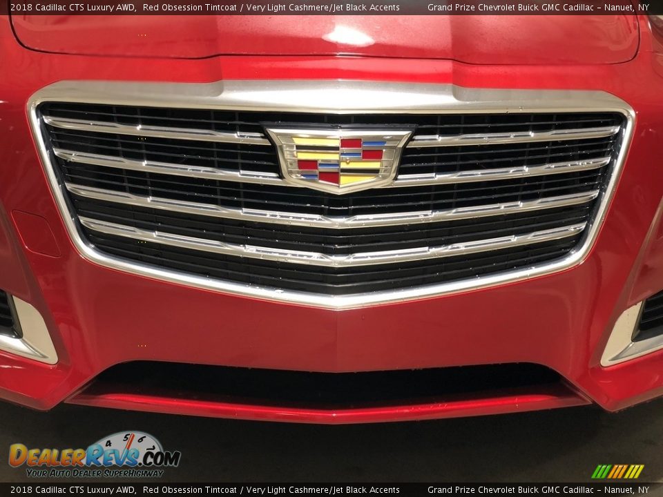 2018 Cadillac CTS Luxury AWD Red Obsession Tintcoat / Very Light Cashmere/Jet Black Accents Photo #6