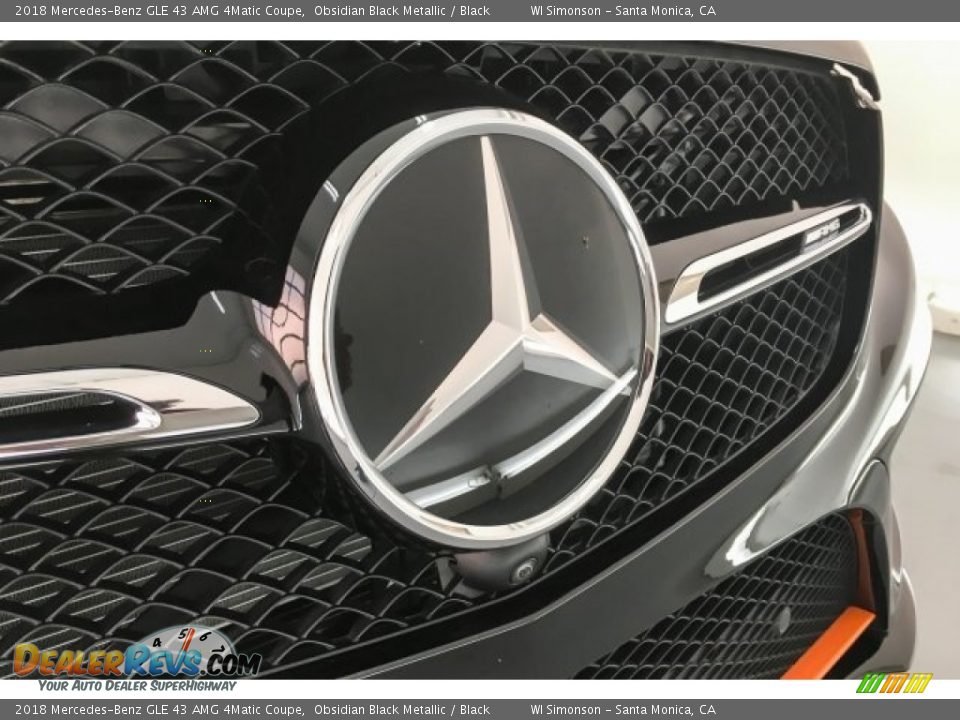 2018 Mercedes-Benz GLE 43 AMG 4Matic Coupe Obsidian Black Metallic / Black Photo #33