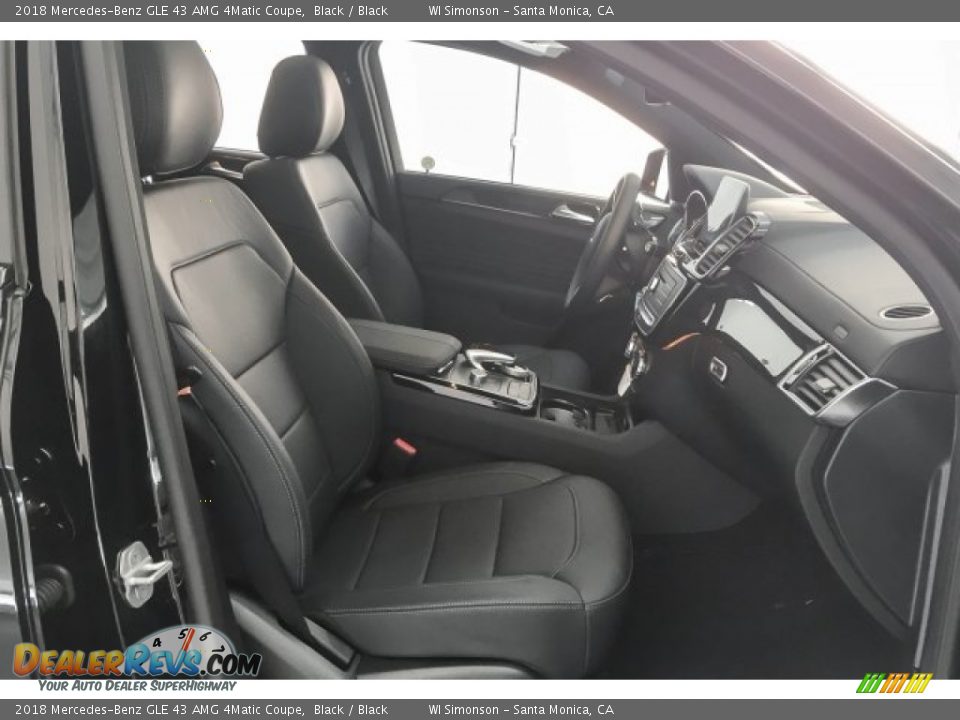 2018 Mercedes-Benz GLE 43 AMG 4Matic Coupe Black / Black Photo #6