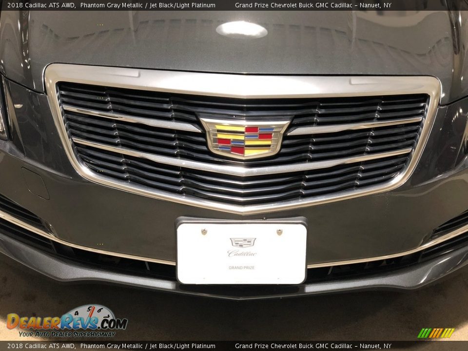 2018 Cadillac ATS AWD Phantom Gray Metallic / Jet Black/Light Platinum Photo #3