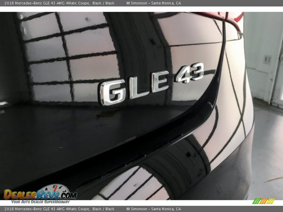 2018 Mercedes-Benz GLE 43 AMG 4Matic Coupe Black / Black Photo #7