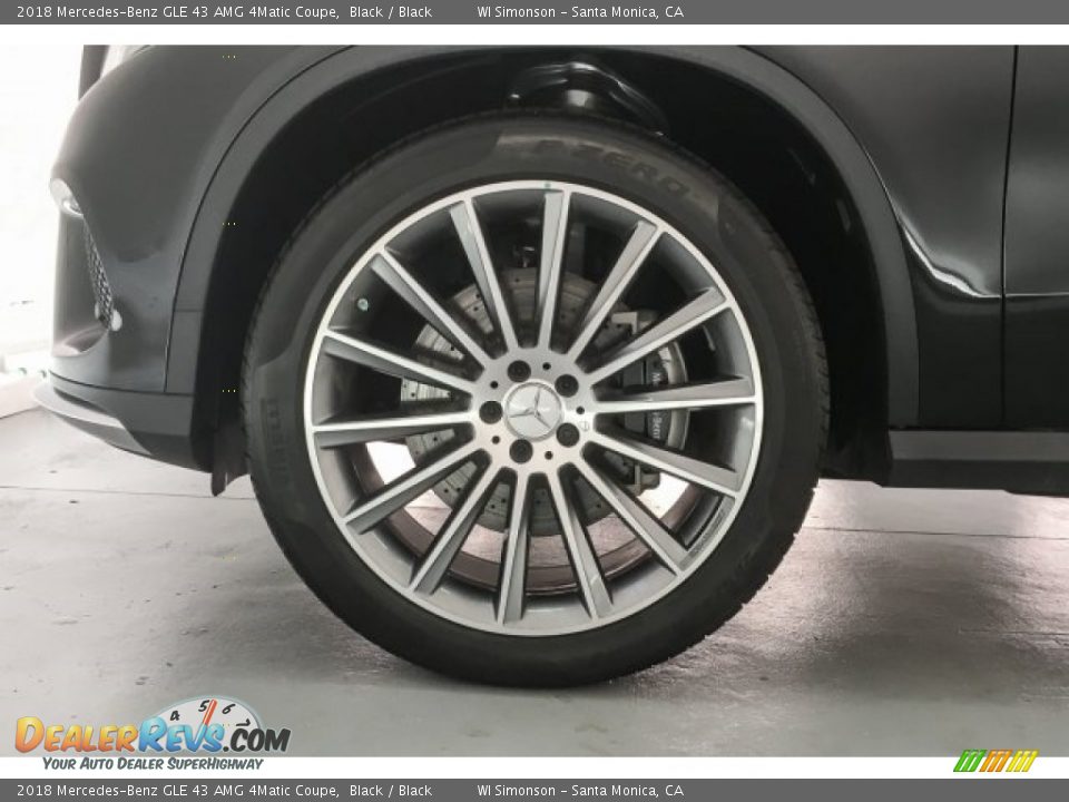2018 Mercedes-Benz GLE 43 AMG 4Matic Coupe Black / Black Photo #8