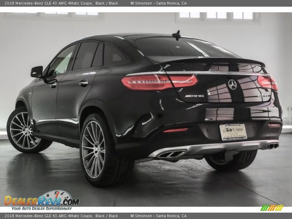 2018 Mercedes-Benz GLE 43 AMG 4Matic Coupe Black / Black Photo #10