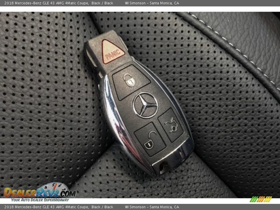 2018 Mercedes-Benz GLE 43 AMG 4Matic Coupe Black / Black Photo #11