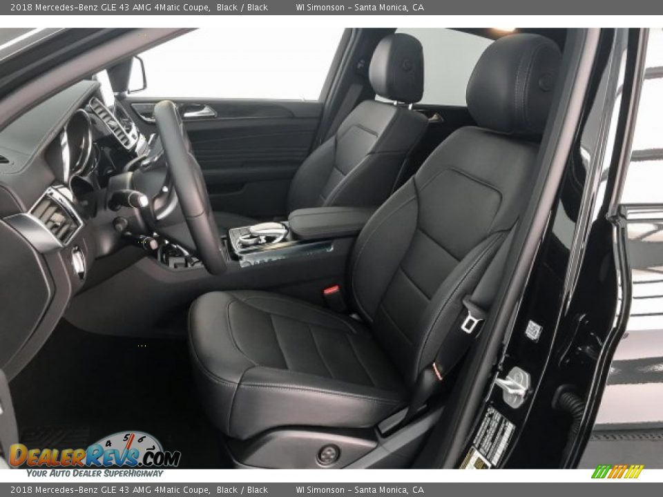 2018 Mercedes-Benz GLE 43 AMG 4Matic Coupe Black / Black Photo #15