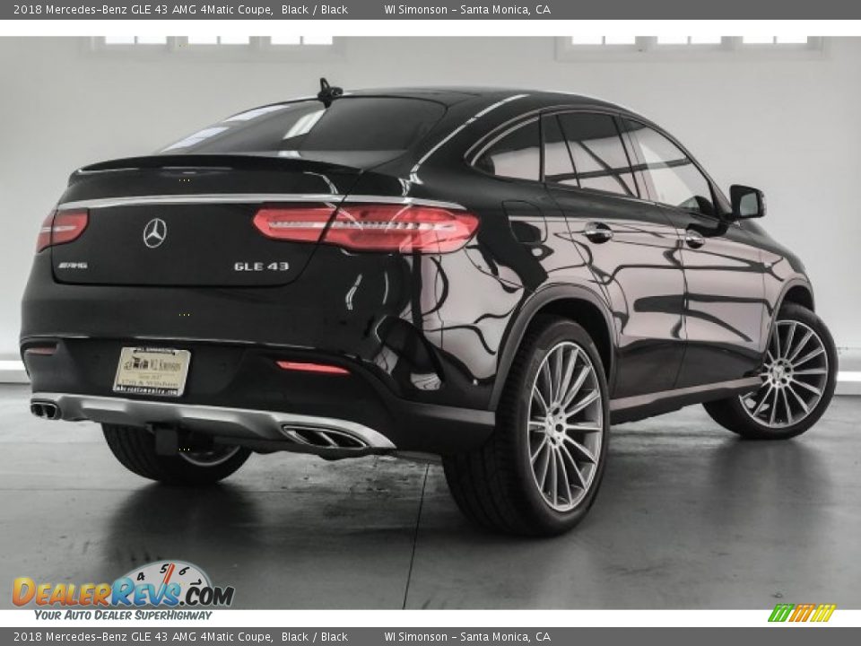 2018 Mercedes-Benz GLE 43 AMG 4Matic Coupe Black / Black Photo #17