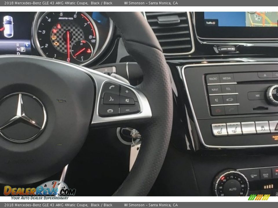 2018 Mercedes-Benz GLE 43 AMG 4Matic Coupe Black / Black Photo #19