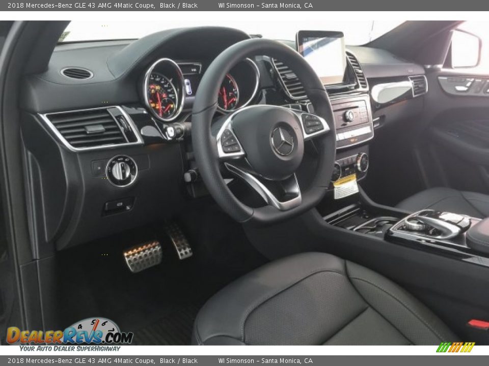 2018 Mercedes-Benz GLE 43 AMG 4Matic Coupe Black / Black Photo #20