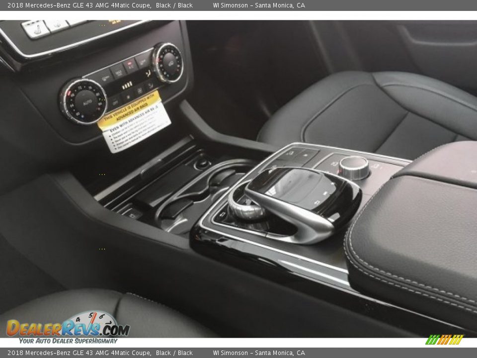 2018 Mercedes-Benz GLE 43 AMG 4Matic Coupe Black / Black Photo #21