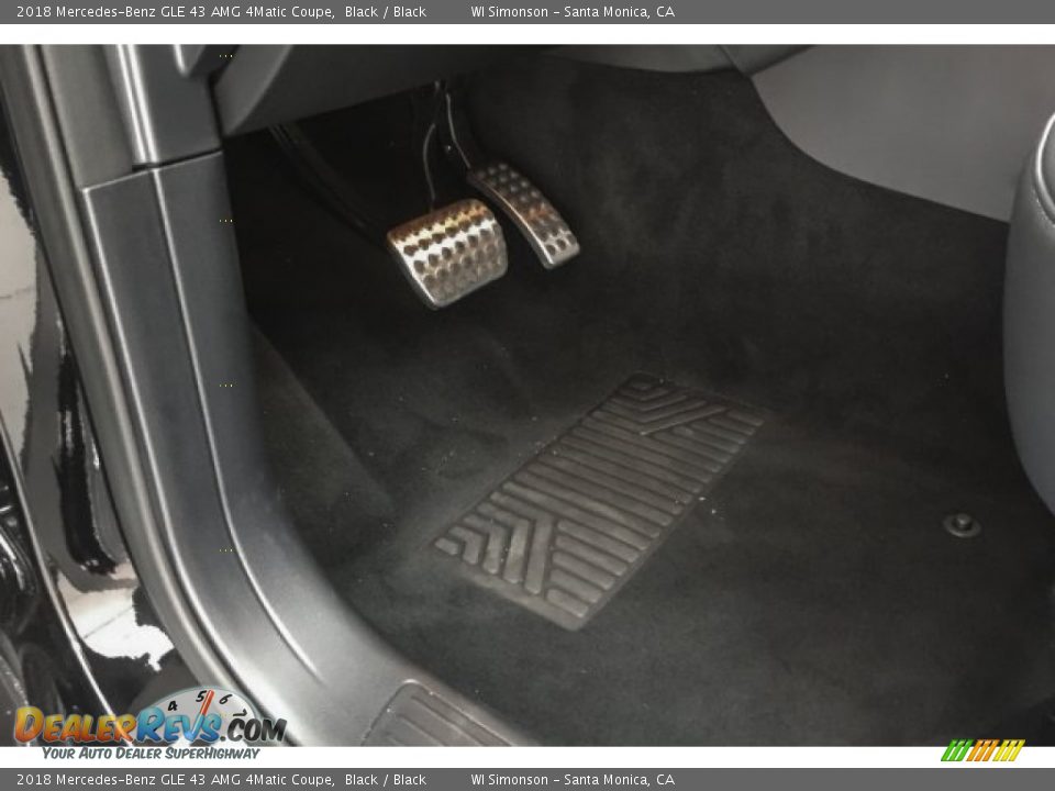 2018 Mercedes-Benz GLE 43 AMG 4Matic Coupe Black / Black Photo #22