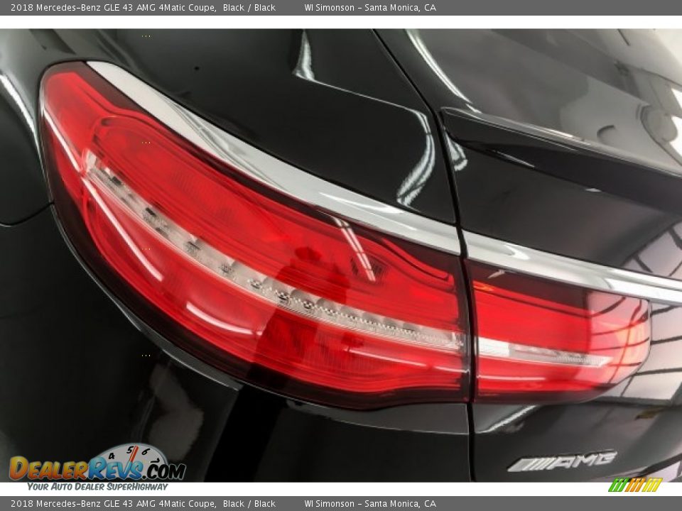 2018 Mercedes-Benz GLE 43 AMG 4Matic Coupe Black / Black Photo #25