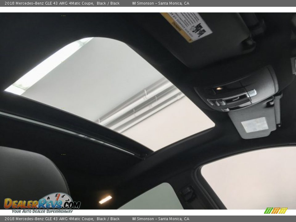 2018 Mercedes-Benz GLE 43 AMG 4Matic Coupe Black / Black Photo #28