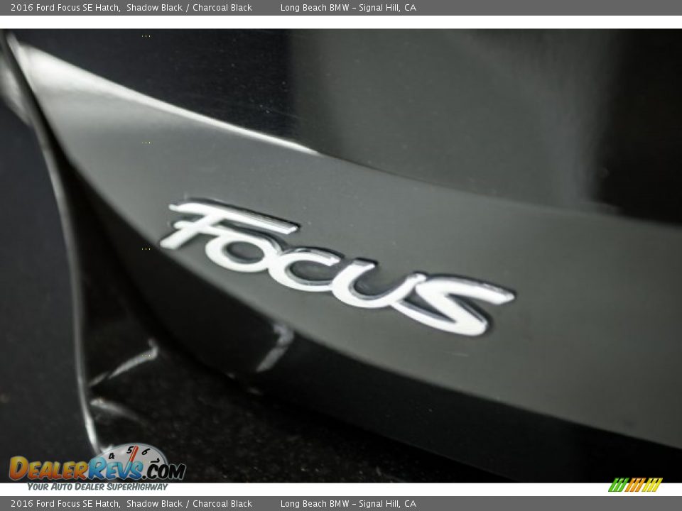 2016 Ford Focus SE Hatch Shadow Black / Charcoal Black Photo #6