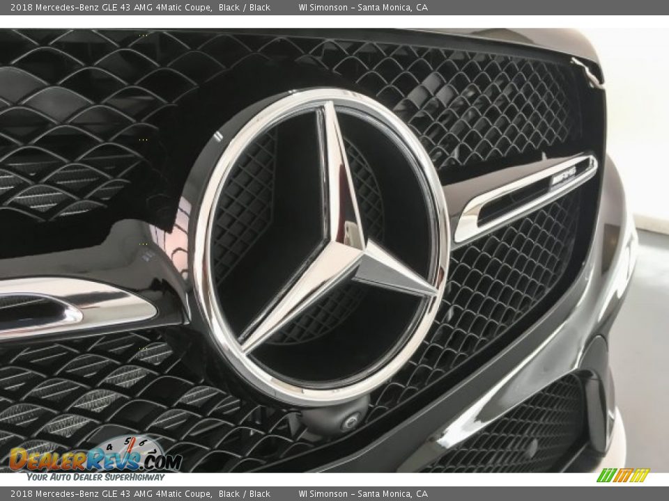 2018 Mercedes-Benz GLE 43 AMG 4Matic Coupe Black / Black Photo #33