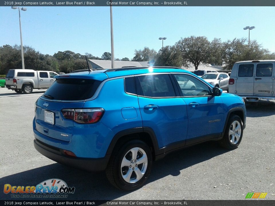 2018 Jeep Compass Latitude Laser Blue Pearl / Black Photo #5