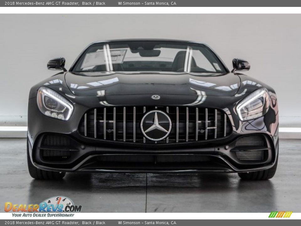 Black 2018 Mercedes-Benz AMG GT Roadster Photo #2