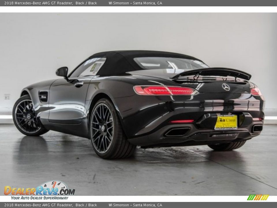 2018 Mercedes-Benz AMG GT Roadster Black / Black Photo #10